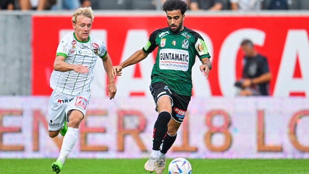 Denizcan Cosgun (re.) spielte bei Ried, dann folgte die Verletzung.