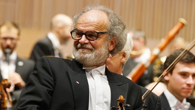 Heinz Haunold war 34 Jahre erster Konzertmeister des Bruckner Orchesters; nun ist er Beobachter ...