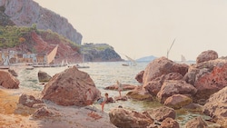 Blicke in eine ferne Vergangenheit: Jakob Alt „Die große Marine auf der Insel Capri“, ...