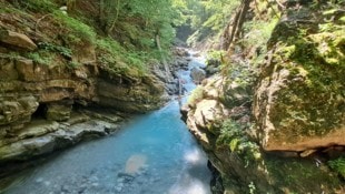 Die Meng hat sich in Nenzing tief in den Fels eingegraben und eine spektakuläre Schlucht ...
