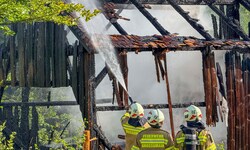 30 Feuerwehrleute bekämpften den Brand im Museum