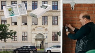Das GRG 16 in der Maroltingergasse. Hier führte Forscher Herbert Formayer (Bild) Temperatur- und ...