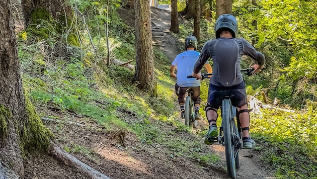 Der Bikepark bietet insgesamt 15 Trail-Strecken an. Ein junger Deutscher verunglückte am ...