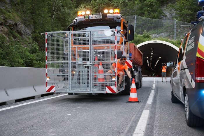 Bis zuletzt liefen die Arbeiten auf der Tauernautobahn