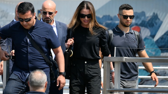 Königin Rania bei ihrer Ankunft in Venedig, auch sie wird bei der Hochzeit von Jeff Bezos und ...