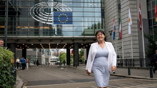 Manuela Khom (ÖVP) absolvierte von Mittwoch auf Donnerstag ihre erste offizielle Brüssel-Reise ...