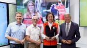 Fellner, Gitschthaler, Gütler und Kaiser eröffneten das neue Freiwilligenzentrum Kärnten.