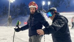 Golf-Profi Michael Vonbank (l.) ist auch im Skisport daheim – vielleicht schon bald in ...