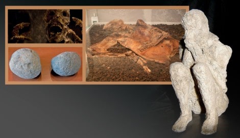 Steine aus Pompeji, Erde aus Moorgebieten, „Ballista Balls“ und Co.: So mancher Legende nach ...