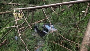 Auch in Tirol sorgte das heftige Unwetter für mehrere Einsätze.