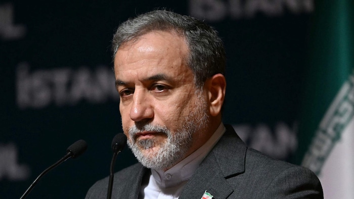 Irans Außenminister Abbas Araghchi ...