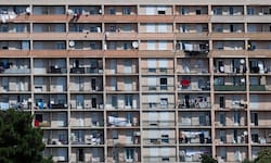 Die Hochhäuser im Norden von Marseille gelten als Hochburgen der organisierten Drogen-Banden in ...