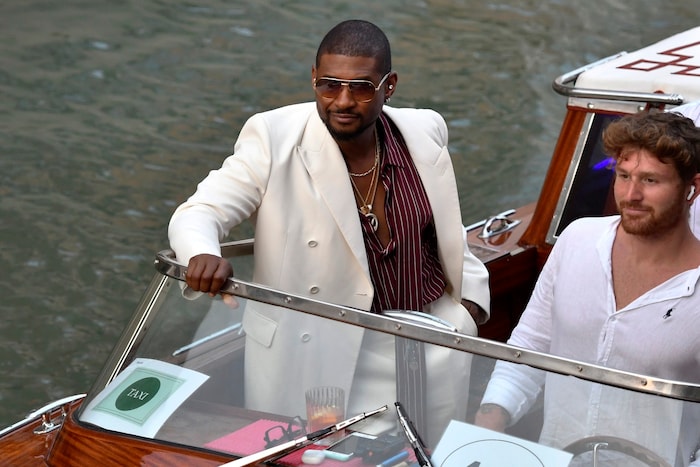 Auch Sänger Usher kam nach Venedig.