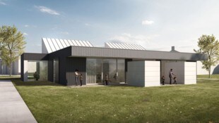 Der Bedarf einer Kindertagesstätte ist groß. Die Bauarbeiten südlich des Gemeindezentrums sind ...