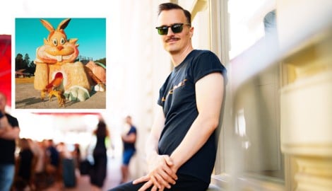 Die sommerliche Coolness Lateinamerikas hat Cid Rim aka Clemens Becher sichtlich entspannt nach ...