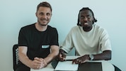 Sportboss Philipp Netzer und Yann Massombo