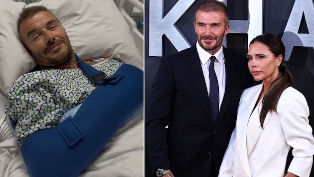 David Beckham im Krankenhaus – David und Victoria Beckham