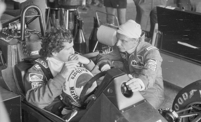 Andere Zeiten. Alain Prost und Niki Lauda in Spielberg