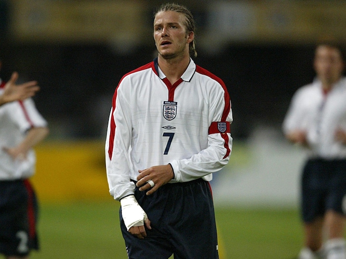 David Beckham und sein lädiertes Handgelenk