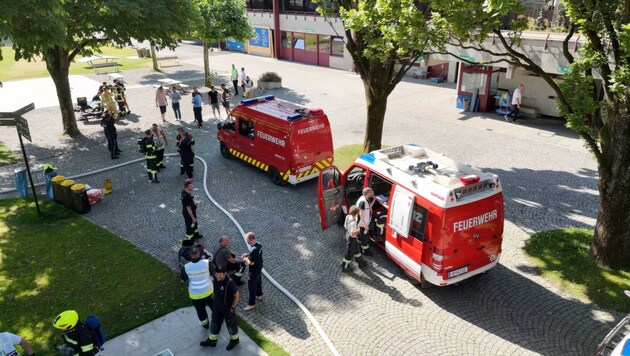 Rund 70 Feuerwehrleute standen im Einsatz.