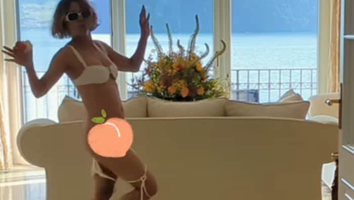 Halle Berry passierte beim Tanzen im Bikini ein kleines Missgeschick.
