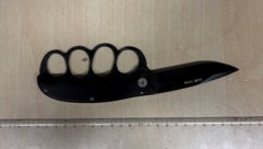Mit dieser Waffe bedrohte der Mann die Jugendlichen. 