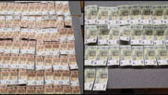 Insgesamt wurden 10.000 Euro Falschgeld sichergestellt.