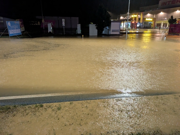 Große Teile standen unter Wasser.