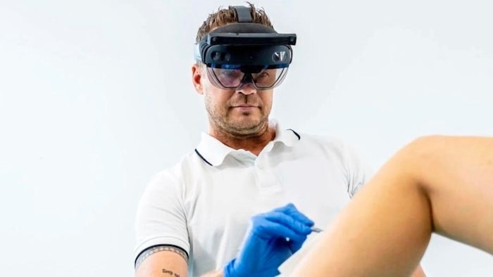 Mit AR-Brillen und Künstlicher Intelligenz wird ausgebildet.
