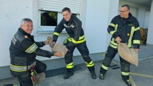 Um Material wie Sandsäcke sollte man sich vorab kümmern, um gerüstet zu sein, weiß Amstettens ...