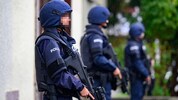 Eine Bombendrohung löste einen großen Polizeieinsatz aus.