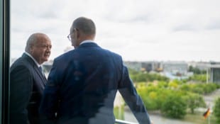 Brüder im Geiste: die Kanzler Stocker (li.) und Merz