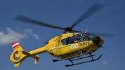 Der Rettungshubschrauber Christophorus 6 ist vor Ort im Einsatz.