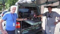 Drohnen-Profis Werner Lackner und Ewald Binder von der Landespolizeidirektion