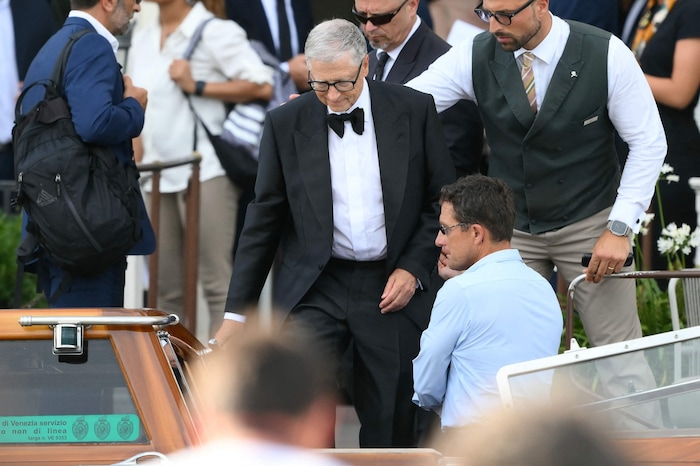 Bill Gates freute sich auch auf eine rauschende Nacht.