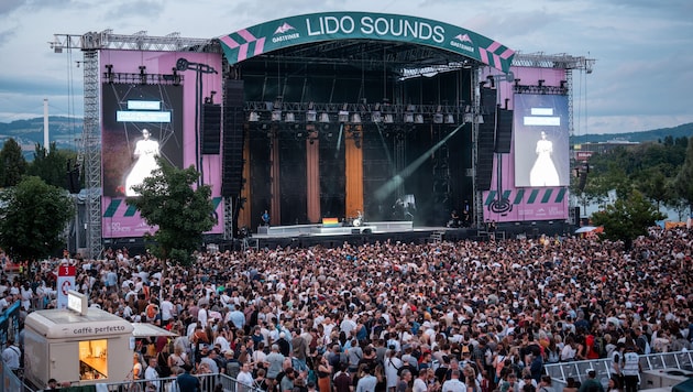 Das Lido Feeling stimmte: Große Bühne, guter Sound, viele Fans