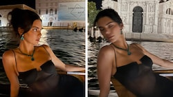 Kendall Jenner wurde beim Verlassen der Hochzeitsinsel per Boot gesichtet – vor der ...