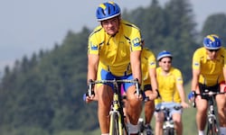 Der Alt-Landeshauptmann ist begeisterter Rennrad-Fahrer (Archivbild).
