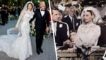 Ein Hauch von italienischem Hollywood-Glamour: Für ihr exquisites Brautkleid ließ sich Lauren ...
