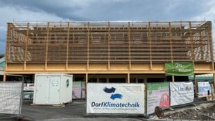 Bis der Neubau fertig ist, wird das Ausweichgebäude in Bregenz stehen.
