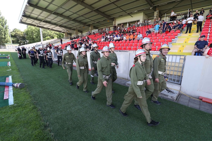 256 Wettkampfgruppen waren im Pappelstadion dabei.