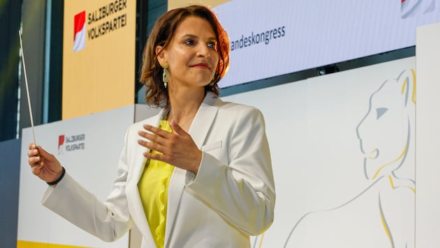 Edtstadler dirigiert die Salzburger Volkspartei. Die Partei erstrahlt künftig in Gelb und hat ...