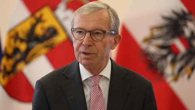 Wilfried Haslauer tritt am Mittwoch mit 69 Jahren nach zwölf Jahren als Landes- hauptmann ...