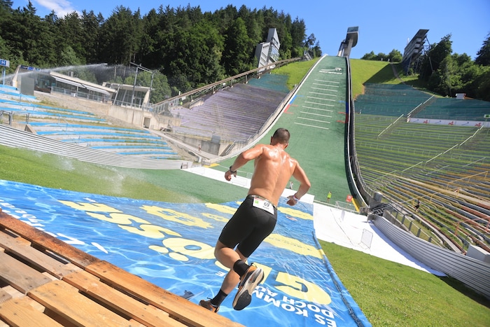 Bis zum Bergisel verläuft die Laufstrecke.