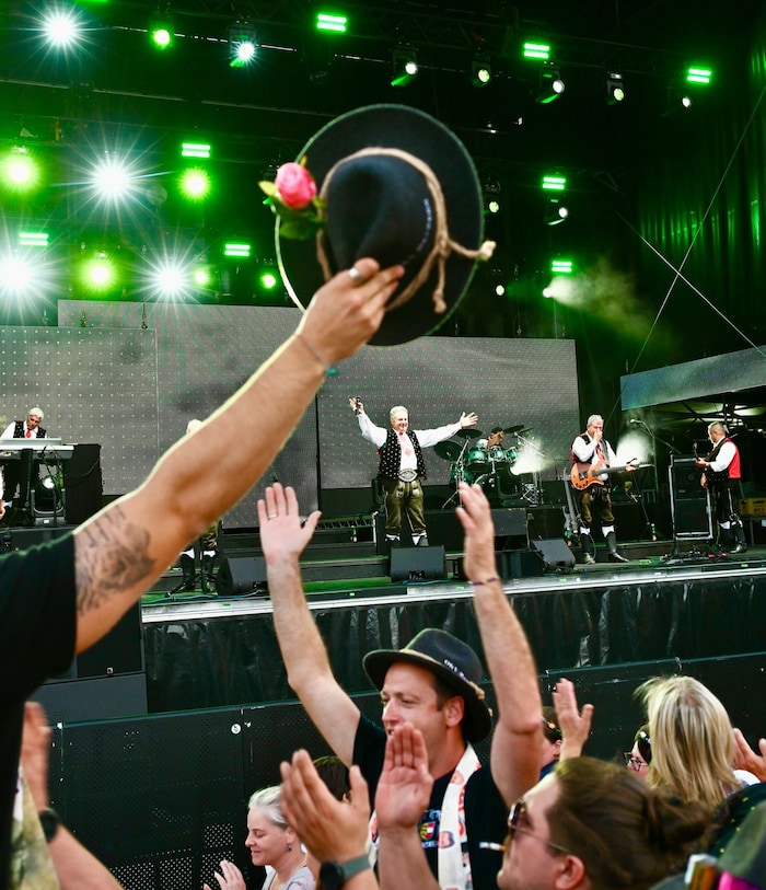 Die Stimmung beim Konzert war bestens.