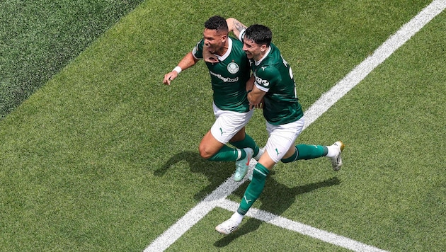 Jubel bei den Palmeiras-Kickern