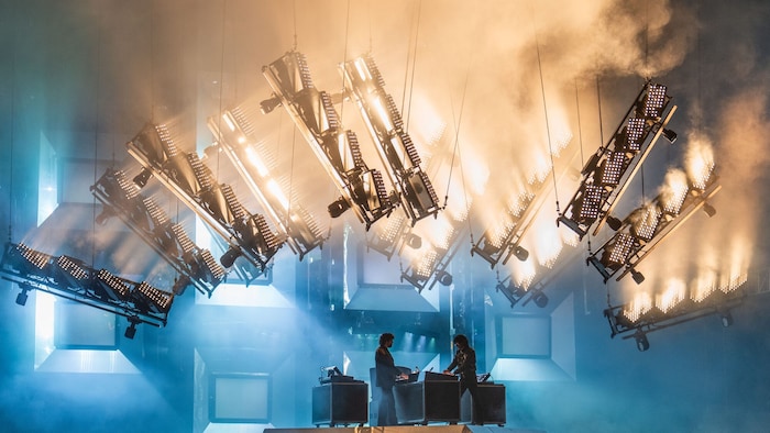 Lichtshow: Headliner Justice