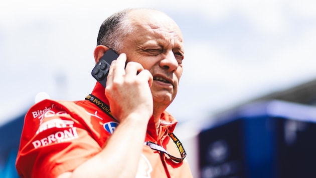 Ferrari-Teamchef Fred Vasseur musste kurzfristig aus Spielberg abreisen.