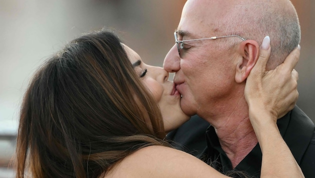 Jeff Bezos (61) und Lauren Bezos Sánchez (55) haben fast eine Woche lange mit ihrer ...