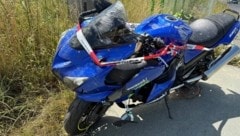 Der Lenker dieses Motorrads kollidierte auf der Hebalm mit einem Reh.